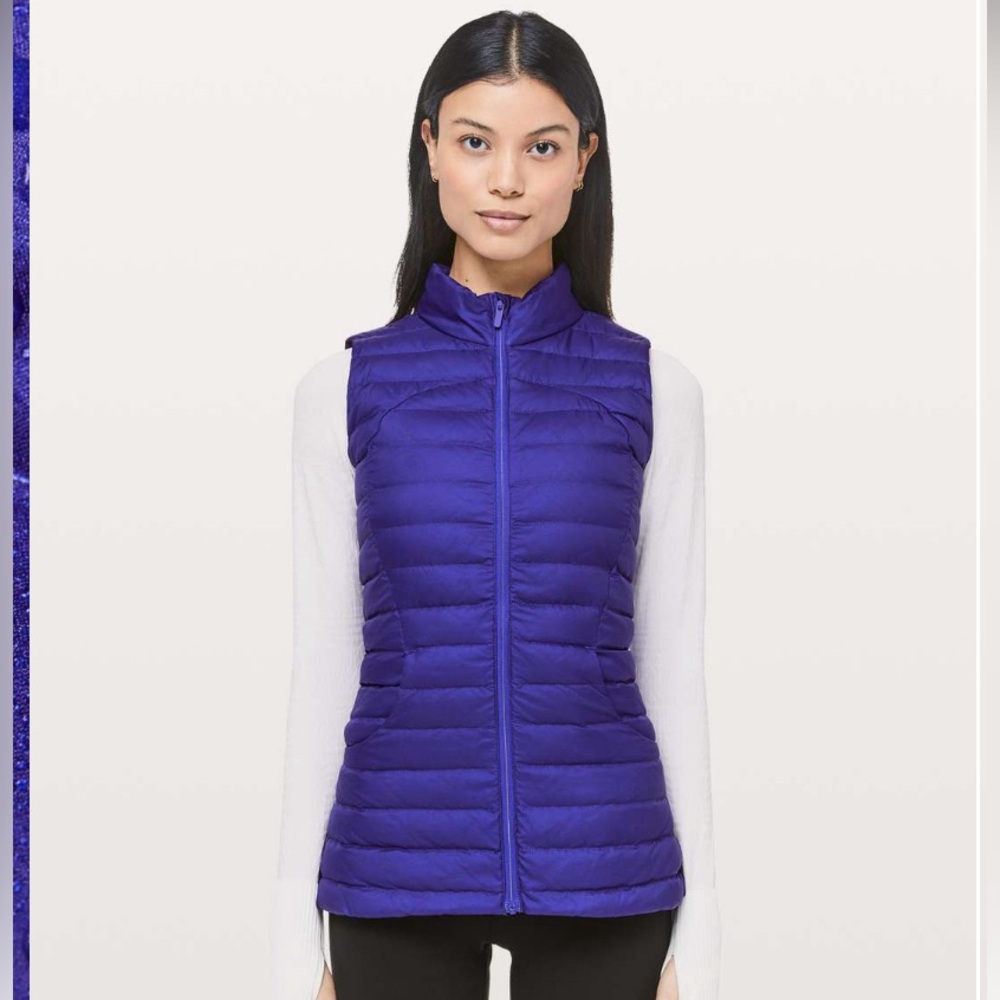 lululemon athletica Purple Puffer Vest